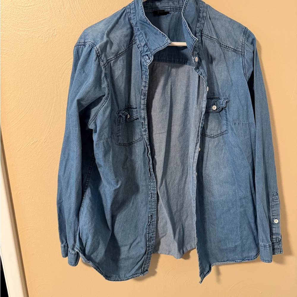 Torrid Light Blue Denim Shirt
